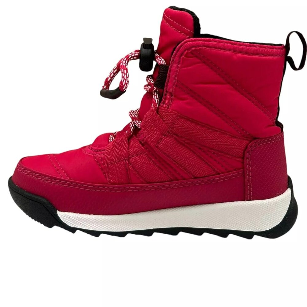 Sorel Toddler Girl's/Boy's Lined Snow Boots Size 9 Fuchsia Rush/Black Waterproof - Picture 4 of 12